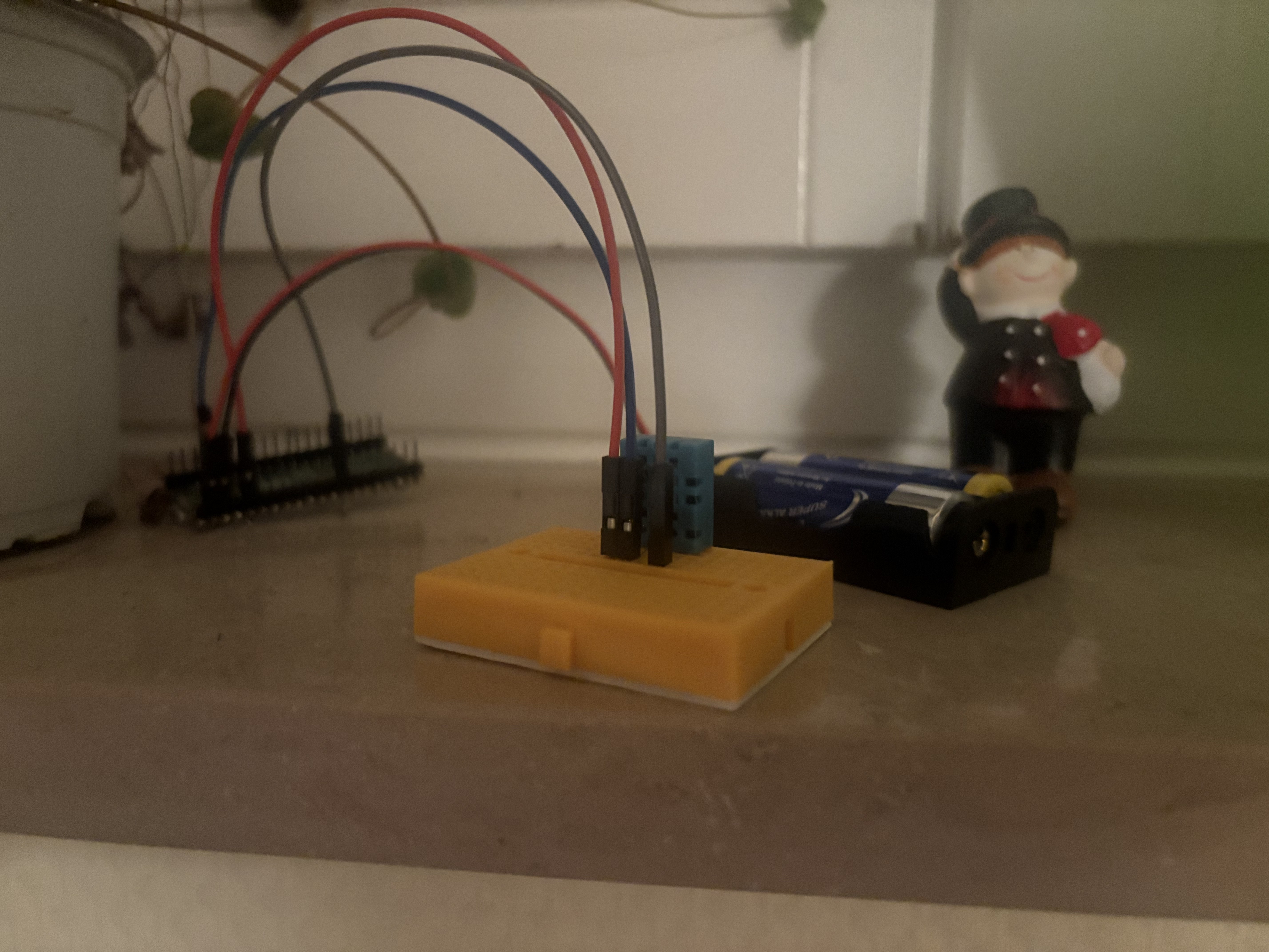 Raspberry Pi Pico Wetterstation auf dem Steckbrett